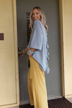 Must Have High Low Tee - Heather Gray: XL