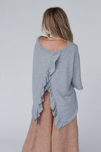 Must Have High Low Tee - Heather Gray: XL
