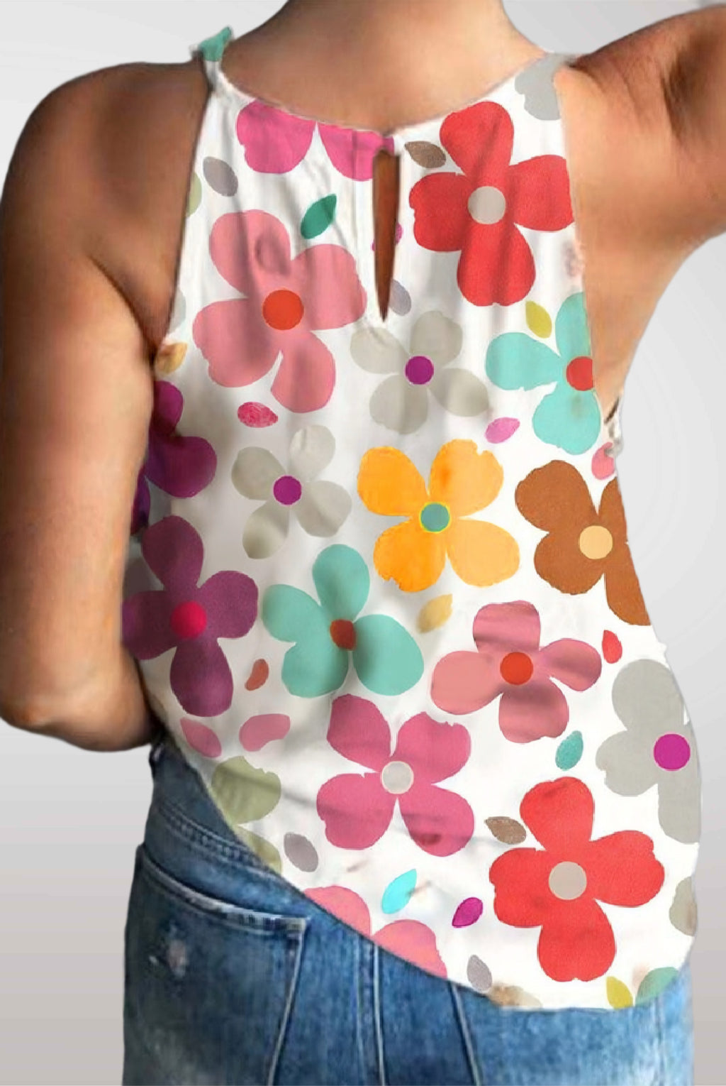 Women Tops Beach Tank Tops  Sleeveless T Shirts