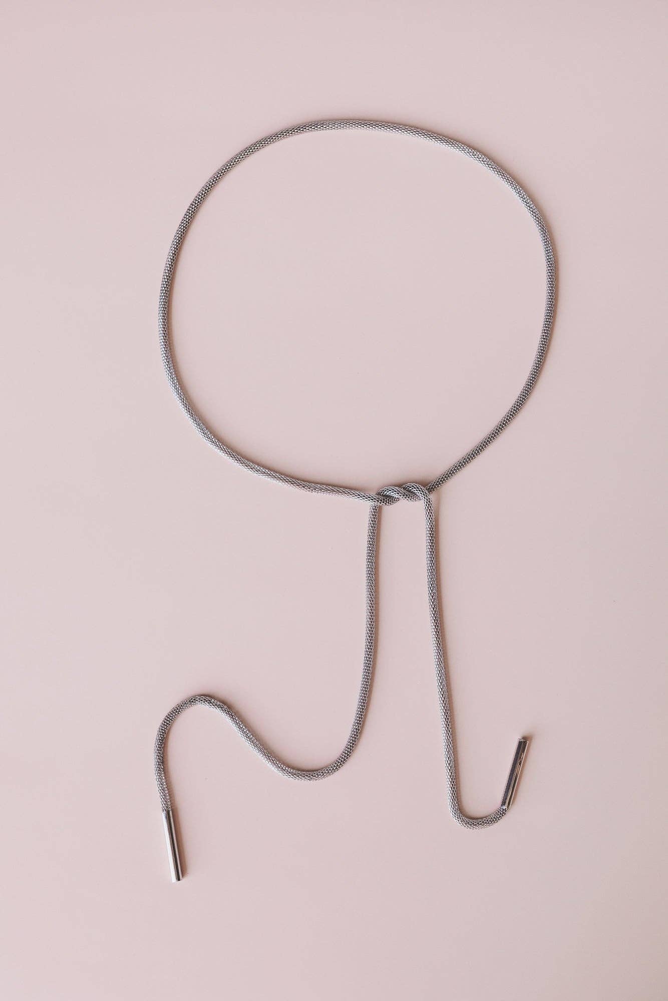 Horizon Drop Necklace - Silver: Silver / OS