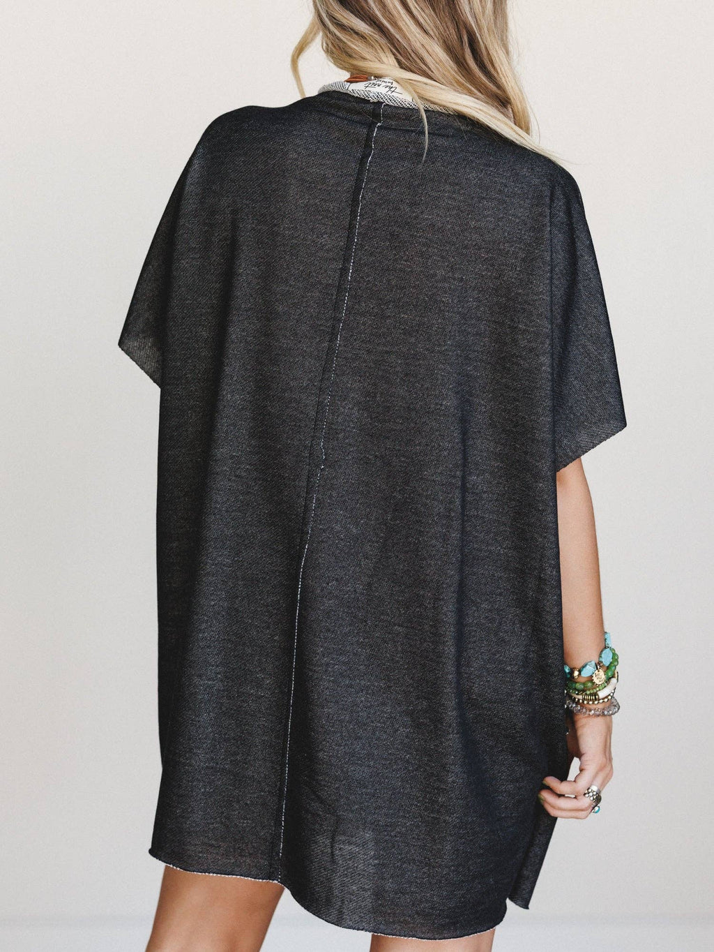 Laid Back Luxe Dress - Jet Black: Jet Black / XL