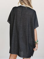 Laid Back Luxe Dress - Jet Black: Jet Black / XL