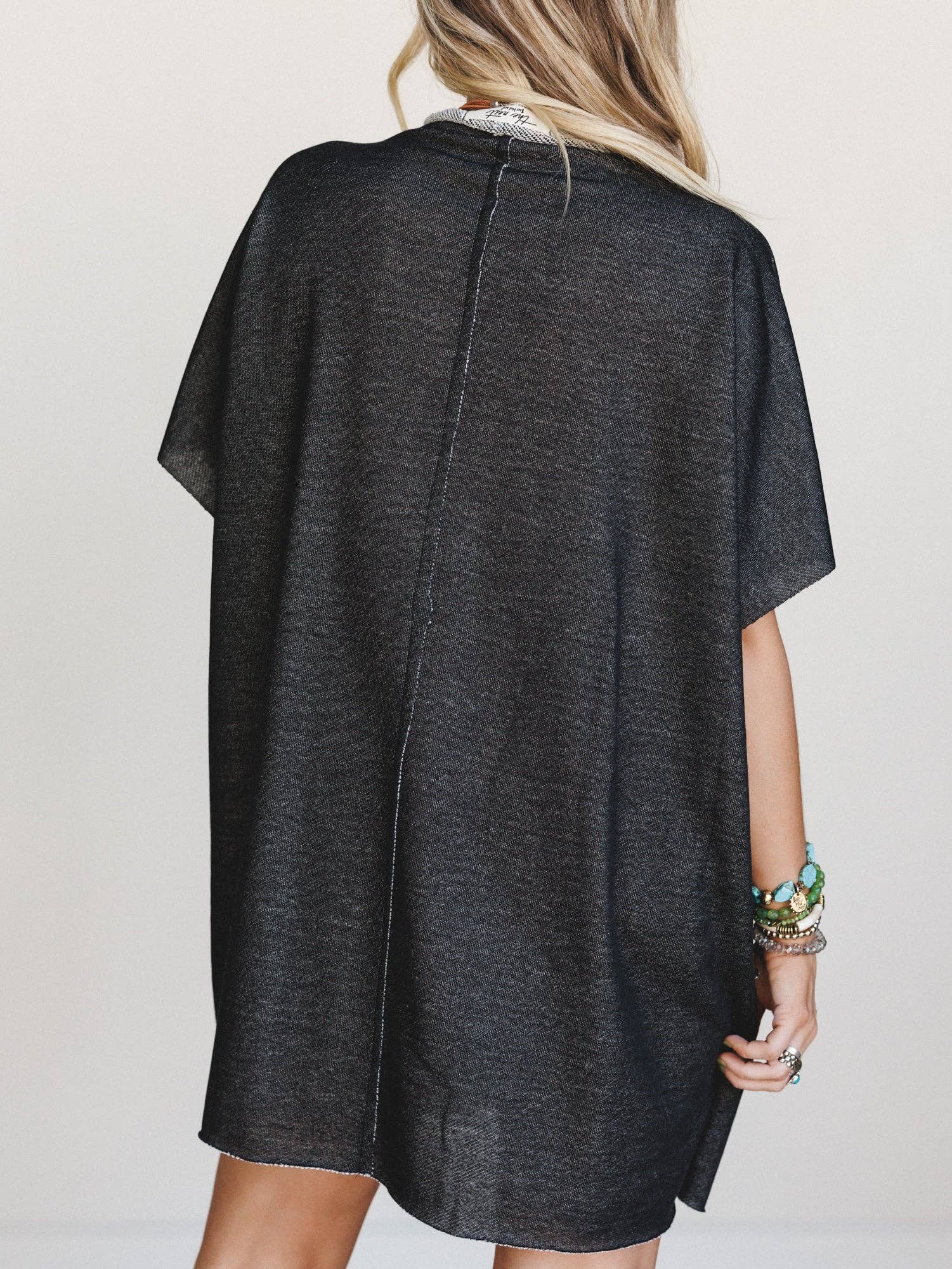 Laid Back Luxe Dress - Jet Black: Jet Black / XL