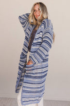 Soul Synced Striped Cardigan - Blue Multi: Blue / OS