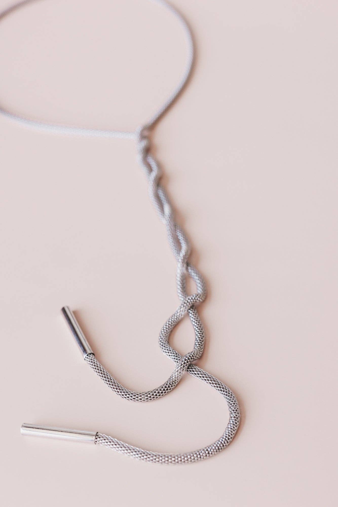 Horizon Drop Necklace - Silver: Silver / OS