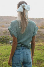 Anna Sweater Vest in Teal